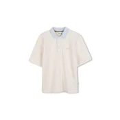 Otroški polo BOSS bela barva, J52336