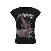 Ed Hardy Majica Koi Fisch Steinen  mešane barve / črna
