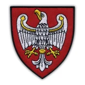 shumee Našitek grba Velikopoljske regije - Samolepilna podlaga - Vezen našitek/značka/emblem