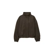 Pull&Bear Prehodna jakna čokolada
