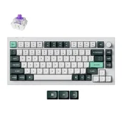 Keychron Q1 HE brezžična magnetna tipkovnica, QMK Custom, Hall Effect, Shell white (Q1H-P1-UK)