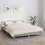 Teška deka svijetla krem 200x220 cm 9 kg od tkanine