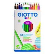 Obojeni olovci GIOTTO mega jumbo 12 komada 2256 00