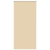 Vidaxl Rolo zatemnitvena senčila bež 115x230 cm širina blaga 110,7 cm poliester