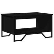 Stolic za kavu crni 75x51x40 cm od konstruiranog drva