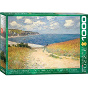 Strandweg zwischen Weizenfeldern von Claude Monet (Puzzle)