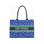 SVILANIT modna torba Love Voyage, svetlo modra - 42,5x32,5x12 cm