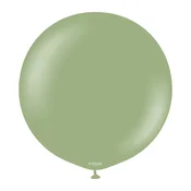 shumee Retro evkaliptusovi lateks baloni, zeleni 60 cm, 2 kosa.