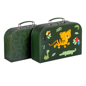 A Little Lovely Company set dveh kovčkov Jungle tiger