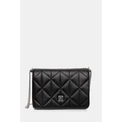 Calvin Klein Ročna torba Quilted Mini Chain Bag LV04F3321G Črna