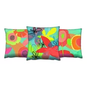 Opviq Set 3 jastuka 43x43cm Šareni