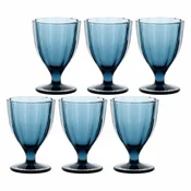 slomart Set 6 kozarcev Amami - modri, 300 ml