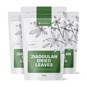 3x Jiaogulan sušeni listi, skupaj 450 g