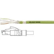 Helukabel Helukabel 806623 RJ45 omrežni kabel CAT6a S/FTP 10 m zelena PUR plašč, pletena zaščita, zaščita iz folije, prožen notranji vodnik 1 kos, (20417611)