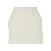 Womens towel miniskirt - light white