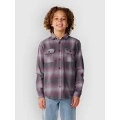 Rip Curl Count Flannel Kids Shirt charcoal grey