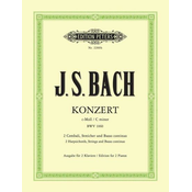 BACH J.S.:KONZERT C-MOLL BWV1060 EDITION FOR 2 PIANOS
