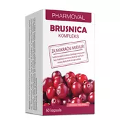 Brusnica kompleks kapsule a 60 Pharmoval