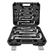 Komplet cevnih ključev - upognjeni od 6 do 32 mm - 19 delni