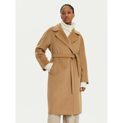 Weekend Max Mara Volneni plašč Cascia 2425016082 Bež Regular Fit