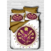 Aberto Design Set Double posteljine 139, 200x220cm, Ljubicasti