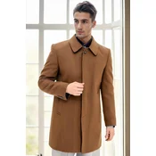 PLT9365 DEWBERRY MENS COAT-CAMEL
