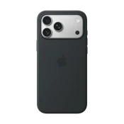 iPhone 17 Pro Max Silicone Case with MagSafe – Black,Model A3560