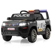 Northix Otroški policijski avto 12V z daljincem LED