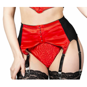 Pas za podvezice KILLSTAR - Scarlet Webutant Garter - rdeča - KSRA008767