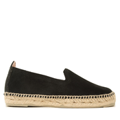 Espadrile Manebi Suede Flat Espadrilles Črna