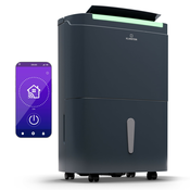 Klarstein DryFy Connect 60, razvlaževalnik zraka, WiFi, kompresijski, 60l/24h, 55m2 (DXJ5-Kl-DF 60 S-BL)