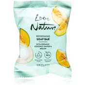 Oriflame Love Nature Coconut Water & Melon čistilno trdo milo 75 g