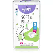 BELLA Baby Happy Soft&Delicate Size 4 Maxi plenice za enkratno uporabo 8-14 kg 62 kos