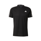 ADIDAS PERFORMANCE Tehnicka sportska majica Own The Run, crna / prljavo bijela