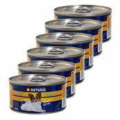 Konzerva ONTARIO Adult za pse s koščki in kosi piščanca, 6x200g