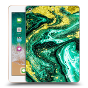Crna silikonska maskica za Apple iPad 9.7 2018 (6. gen) - Green Gold