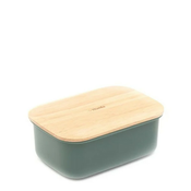 HOMLA Posuda za puter Blisfford, 17x12cm, Zelena