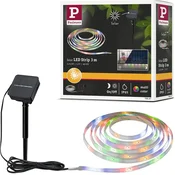 Paulmann Paulmann Solar LED trak 3m RGBY, senzor mraka, baterija, IP44