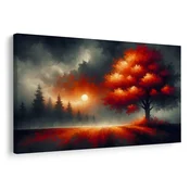 Slika drevo življenja v megli - 150x100