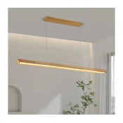 Brilagi - LED luster na sajli UMEA WOOD LED/30W/230V 120 cm od drveta