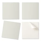 shumee Komplet PVC ploščic z dekorjem za kuhinjo ali kopalnico. Pastelno bež barva, 20x20x20 cm