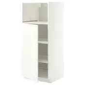 METOD Visoki element za ugradne uredaje, bela/Vallstena bela, 60x60x140 cm