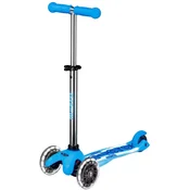 Djecji romobil Micro - Mini Micro Deluxe Glow LED Plus, Arctic Blue