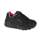 SKECHERS Patike za devojčice UNO LITE - RAINBOW S crne