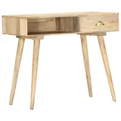 Vidaxl Konzolna mizica 90x45x75 cm trden mangov les