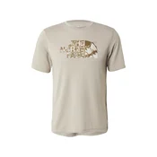 THE NORTH FACE Funkcionalna majica FOUNDATION kamen/svetlo siva/oliva
