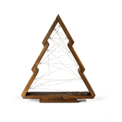 STRONG WOOD STUFF VELICKOVIC Dekorativna Jelka sa LED svetlima, Braon