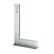 Natančni jekleni kotnik DIN875-1 s prislonom, dolžina krakov 150 x 100 mm