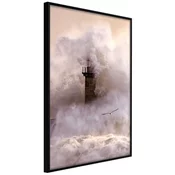 Poster - Lighthouse During a Storm 40x60