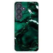 Silikonski prozorni ovitek za Samsung Galaxy S25 5G - Dark emerald
